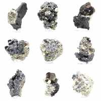 Peça de Coleção Esfalerite e Pirite