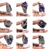 Fatia natural de fluorita pirita ideal para coleção Fatia natural de fluorita pirita ideal para coleção