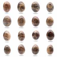 Pedra da Lua Negra - Ovo de Microclina 455g