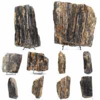 Exemplar bruto de turmalina negra - Origem: Madagascar