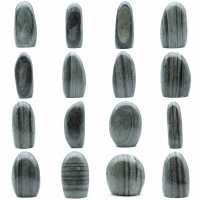 Pedra natural de jaspe estriado verde Pedra natural de jaspe estriado verde