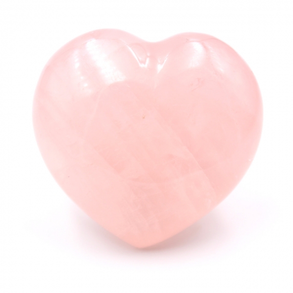 Madagascar coração de quartzo rosa