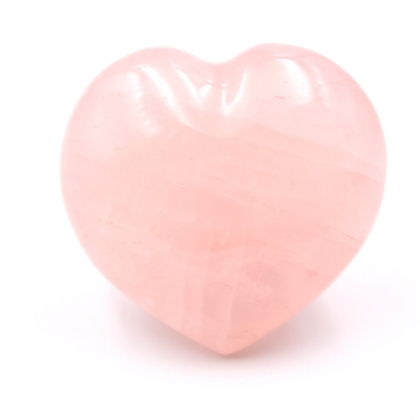 Madagascar coração de quartzo rosa