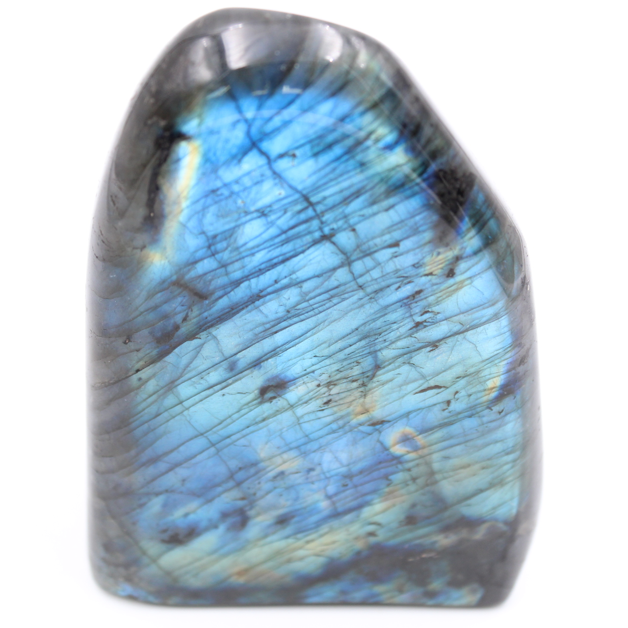 Bloco de labradorita azul, pedra ornamental