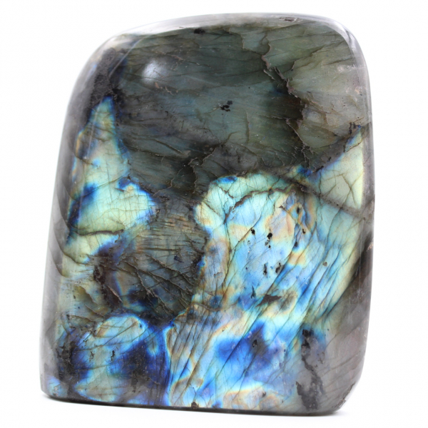 Pedra de labradorita azul polida