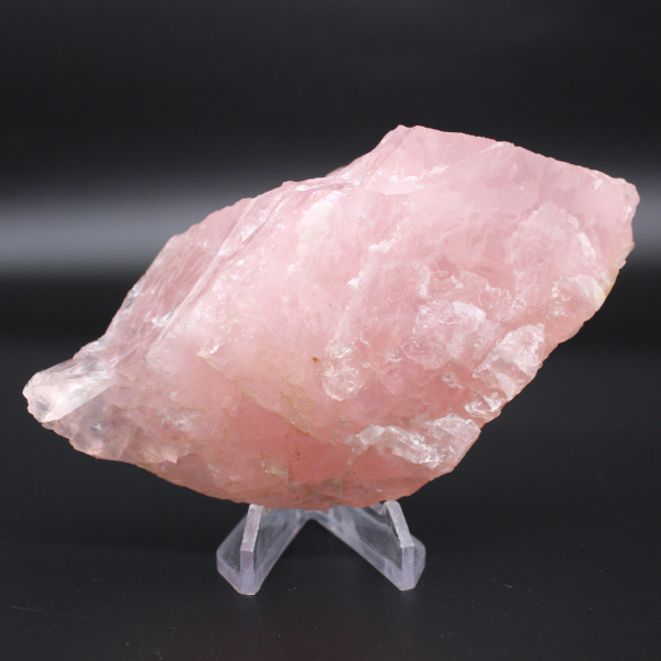 Bloco de quartzo rosa