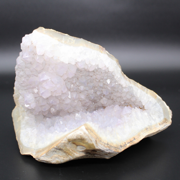 Ágata de quartzo cristalizada