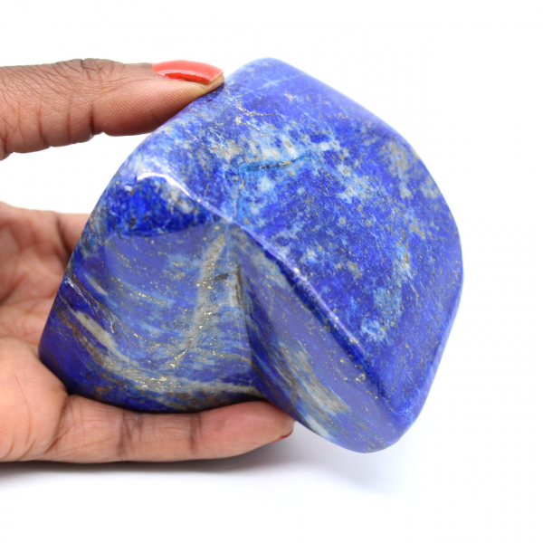 Pedra natural lapis lazuli polida