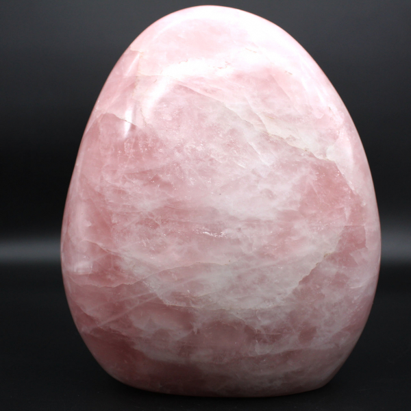 Bloco de quartzo rosa polido