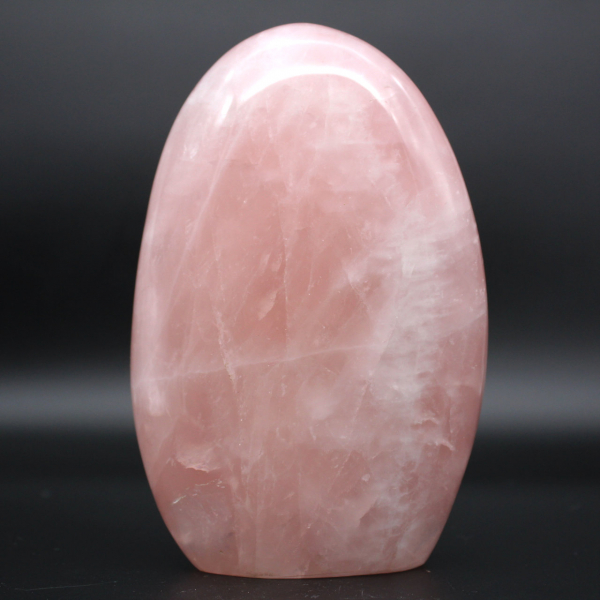 Pedra de quartzo rosa de forma livre