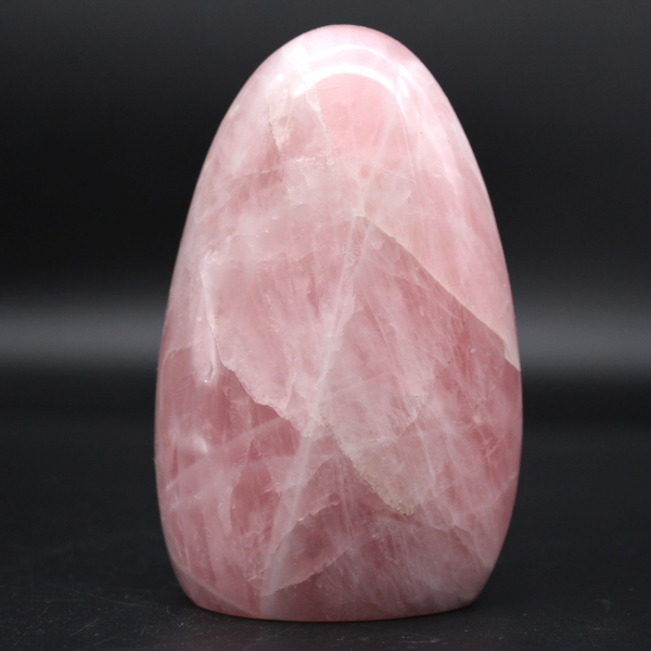 quartzo rosa natural polido