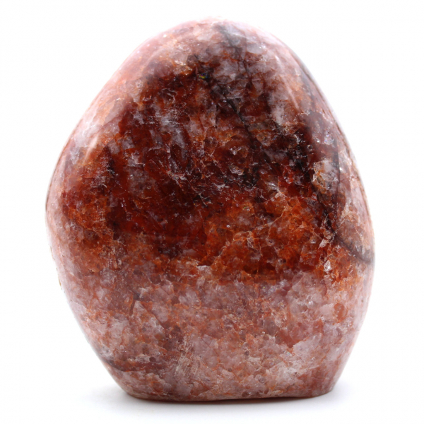 Pedra ornamental de quartzo vermelho de Madagascar