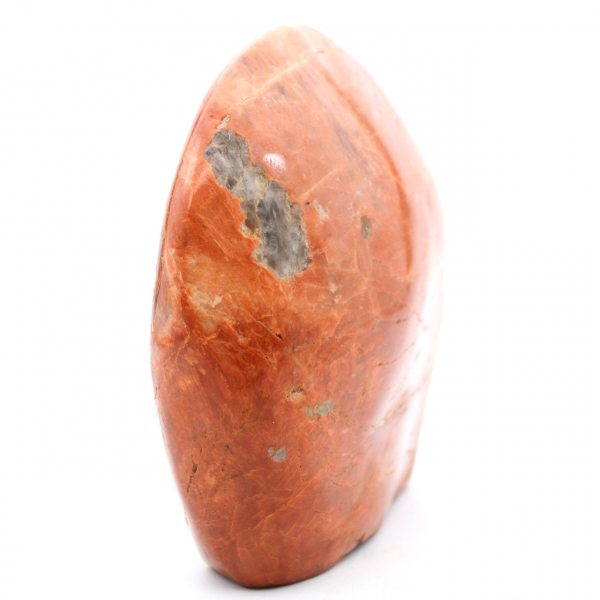 Pedra ornamental de pedra lunar de microlinhas rosa de Madagascar