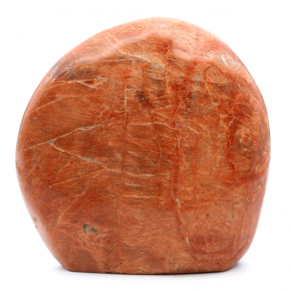 Pedra ornamental de pedra lunar de microlinhas rosa de Madagascar