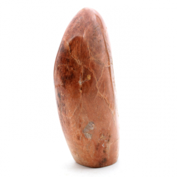 Pedra lunar rosa de microline natural