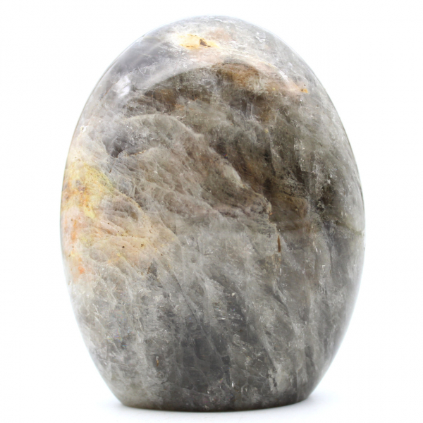 Pedra lunar preta de microline natural decorativa