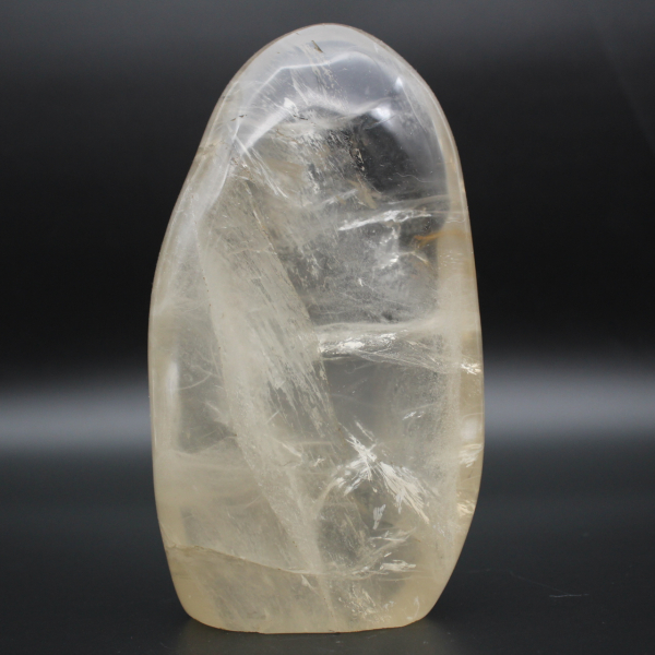 Pedra polida de cristal de quartzo