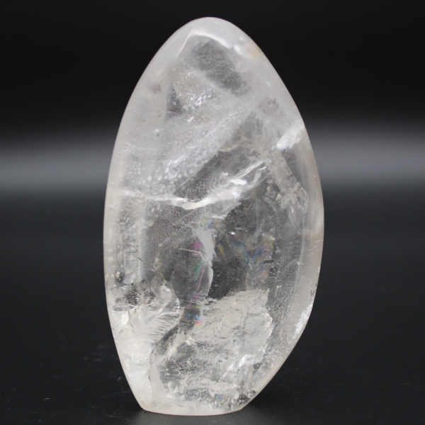 Pedra de cristal de rocha de quartzo de forma livre