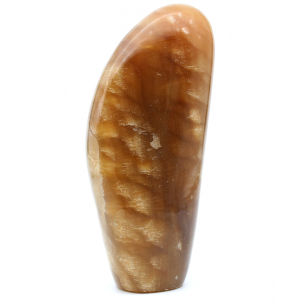 Pedra ornamental de mel de calcita de Madagascar