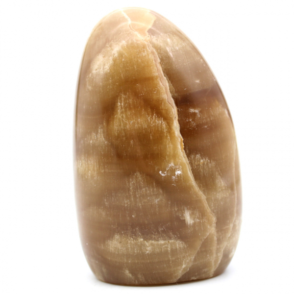 Pedra de calcita de mel natural