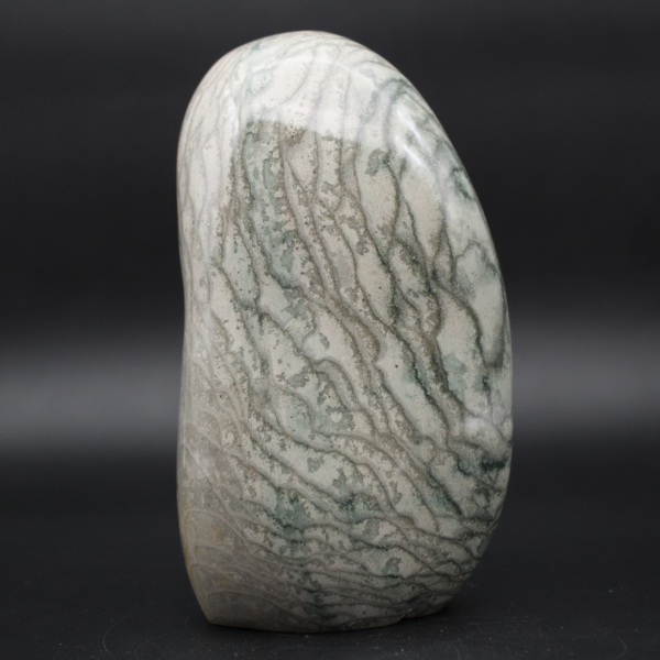 Pedra de decoração de jaspe de fita cinza
