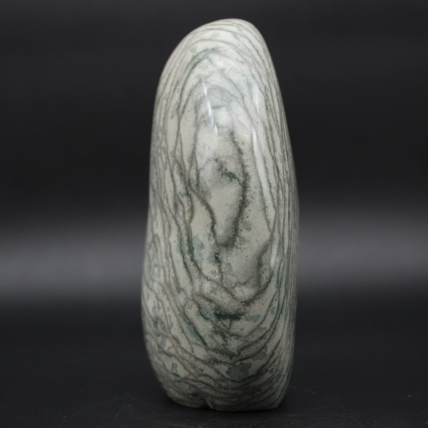 Pedra de decoração de jaspe de fita cinza