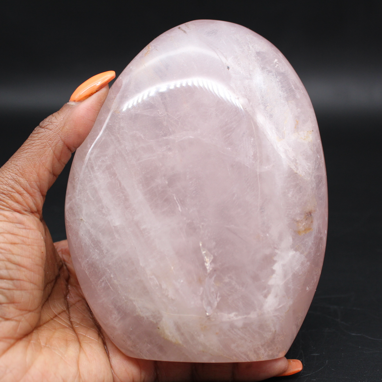 Pedra natural em quartzo rosa