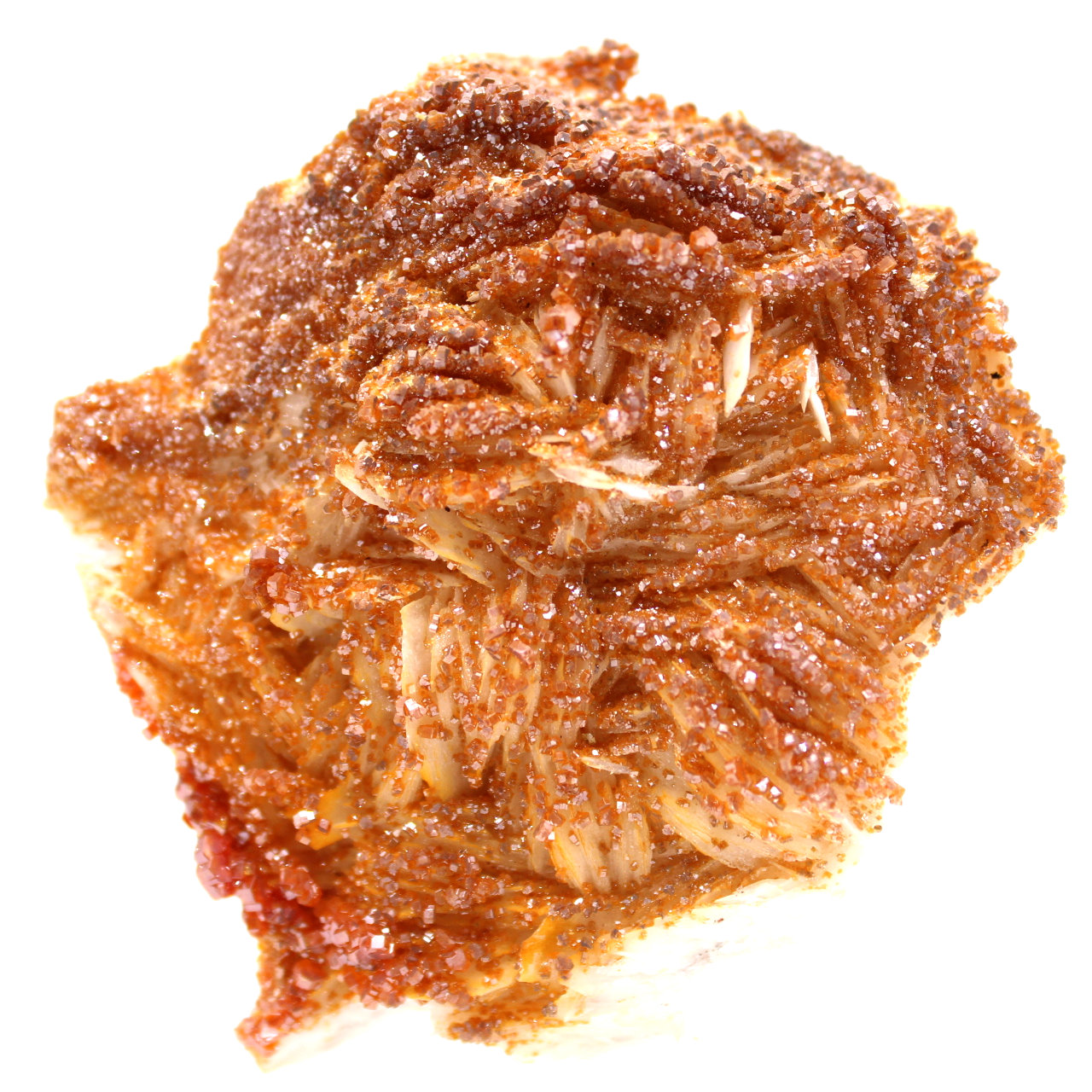 Cristais naturais de vanadinita