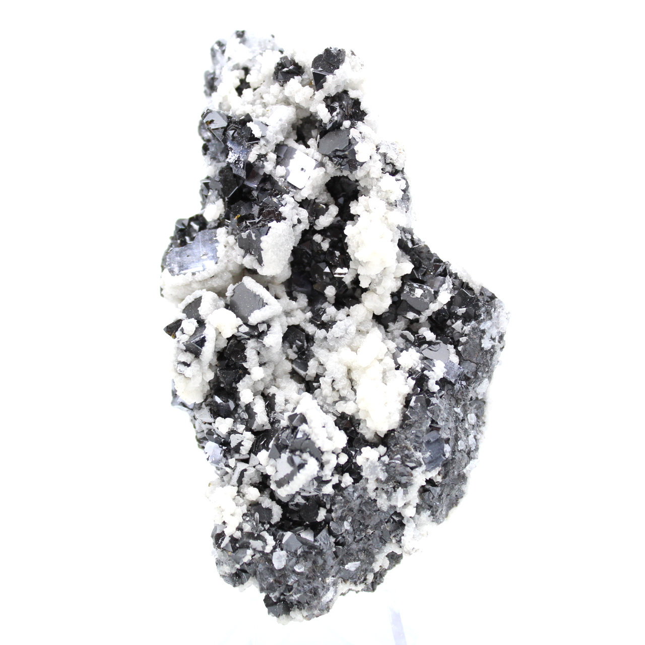 Conjunto de esfalerita, galena e calcita