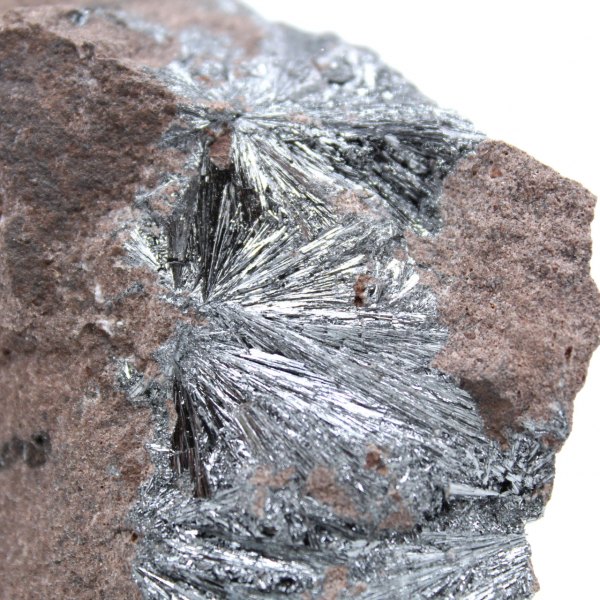 Pedra pirolusita natural