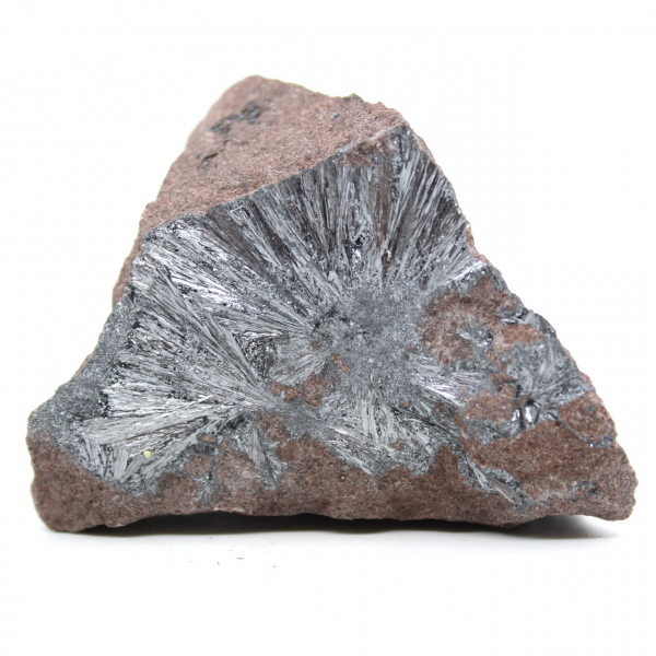 Pedra pirolusita crua