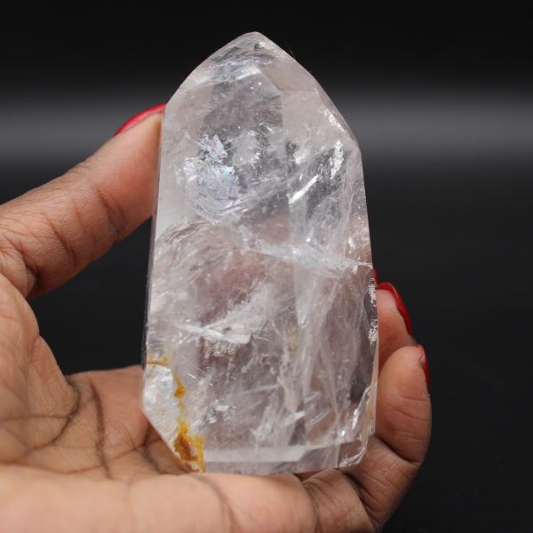 Prisma de cristal de rocha para coleção