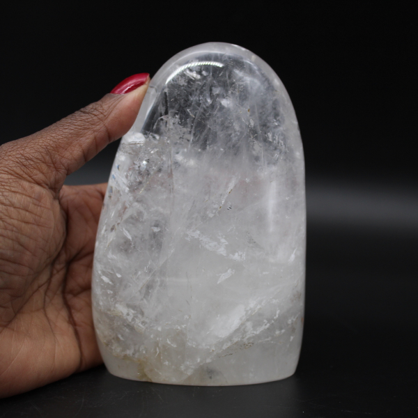 Rocha de cristal de rocha natural