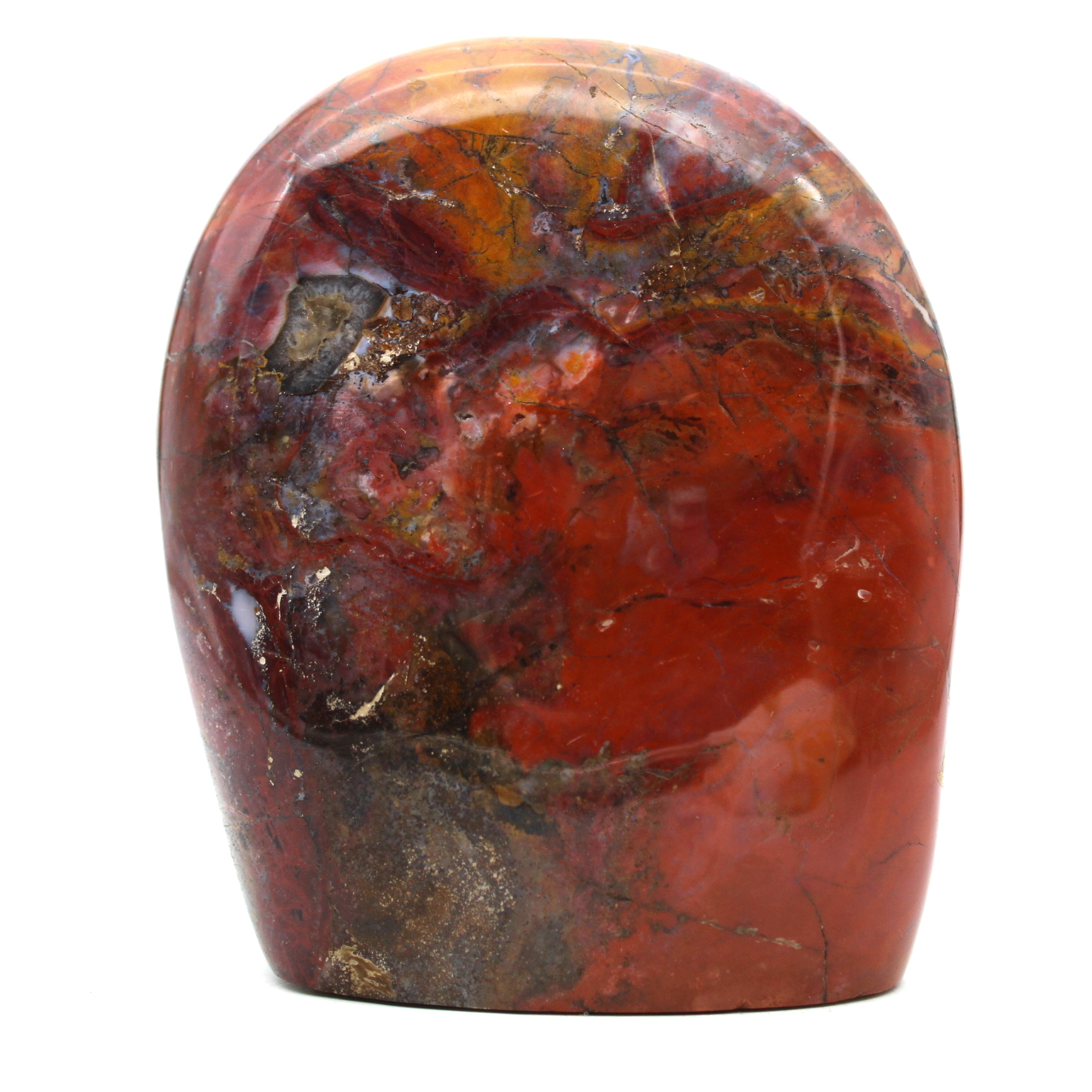 Pedra de jaspe vermelho