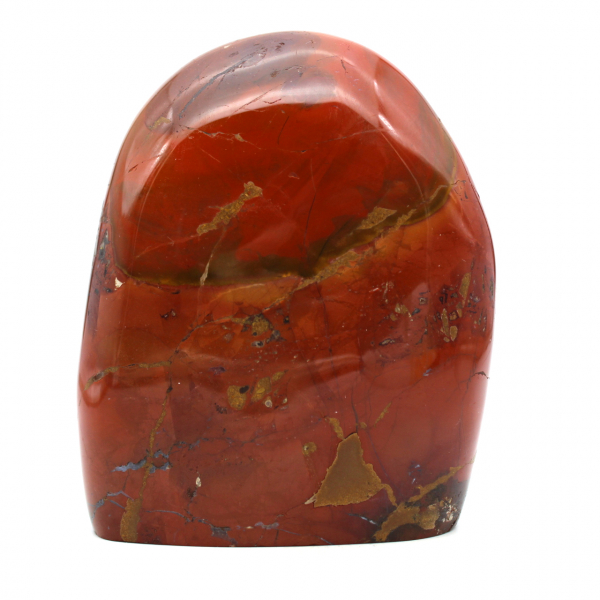 Rocha de jaspe vermelho natural