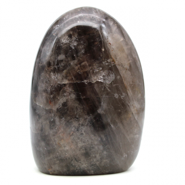 Pedra polida de quartzo fumê