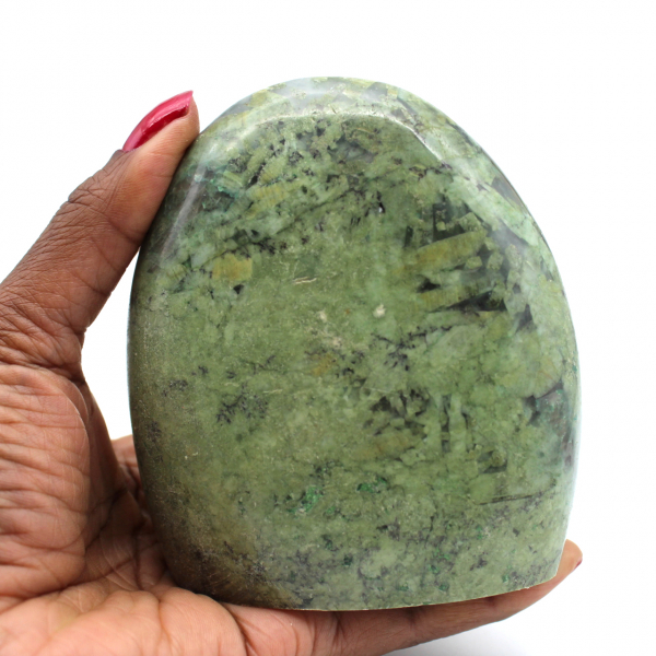 Pedra de feldspato verde