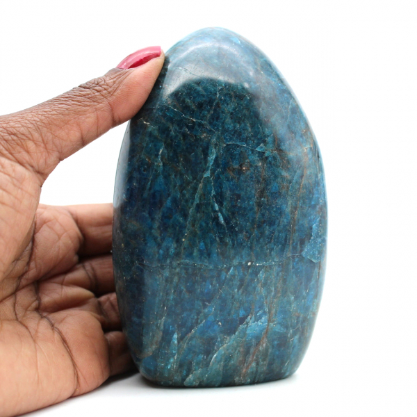 Pedra apatita azul