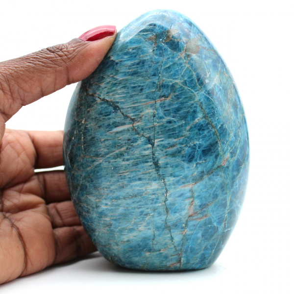 Pedra apatita azul