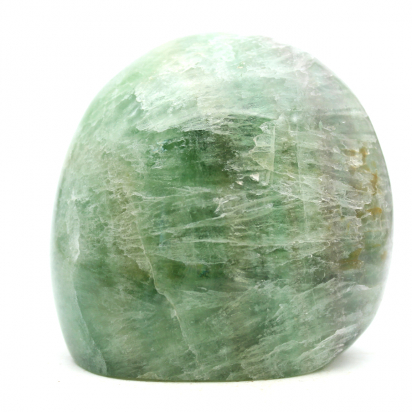 Forma livre polida com fluorita verde