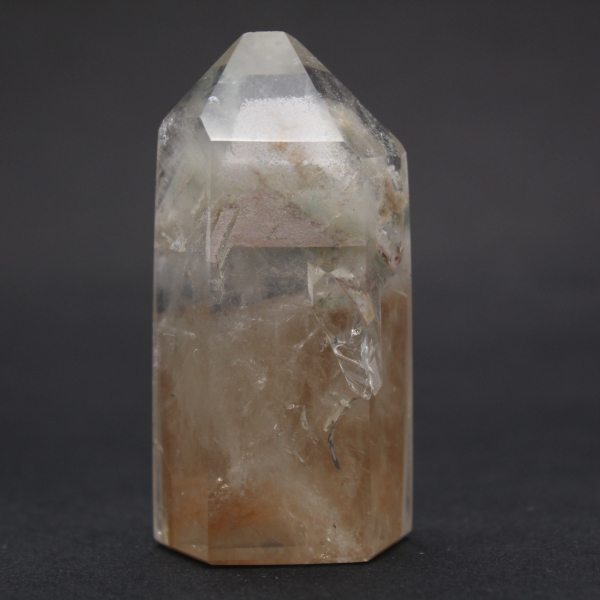 Cristal de rocha de inclusão com fantasma