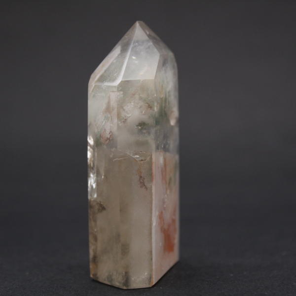 Cristal de rocha de inclusão com fantasma