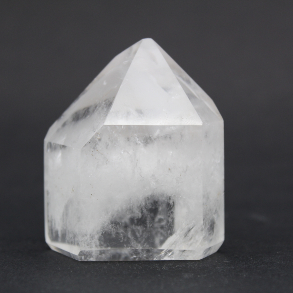 Prisma de cristal de rocha com fantasma