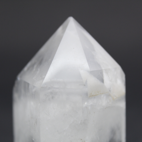 Prisma de cristal de rocha com fantasma