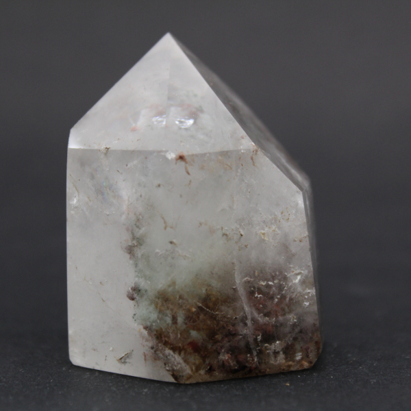 Prisma de cristal de quartzo com inclusão