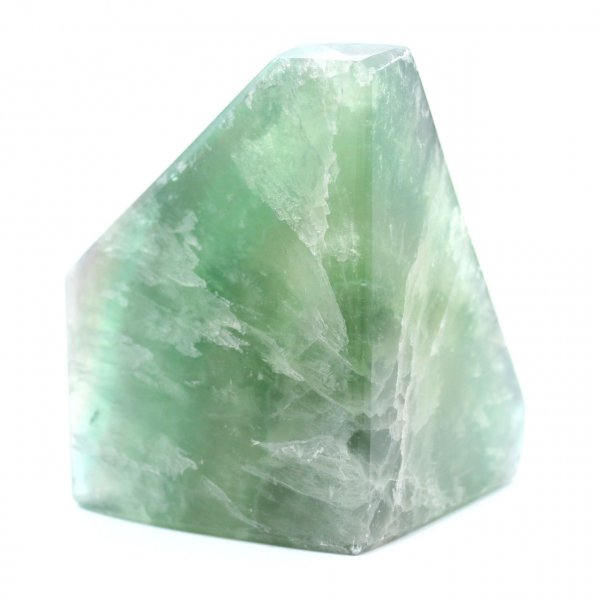 Bloco de octaedro de fluorita verde