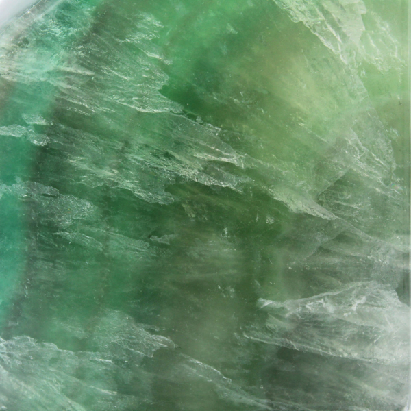 Bloco de octaedro de fluorita verde