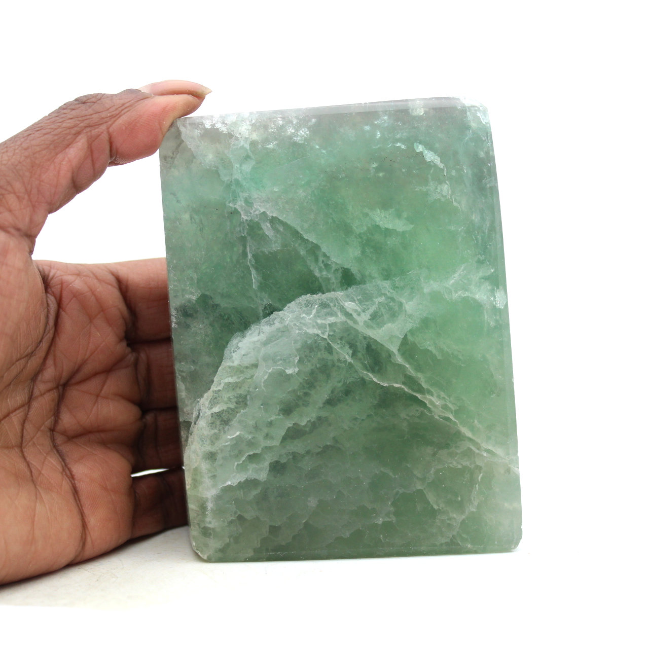 Hexaedro de Fluorita Verde