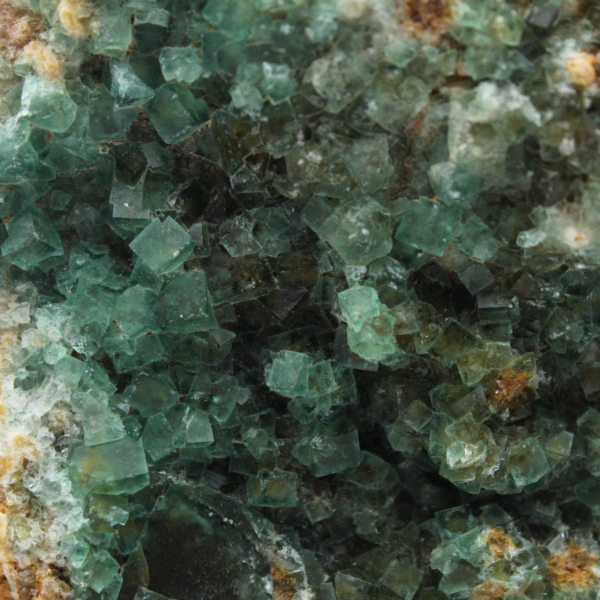 Fluorita cristalizada cúbica
