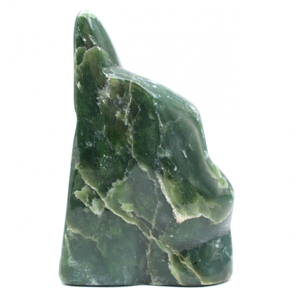 Pedra de jade nefrita polida